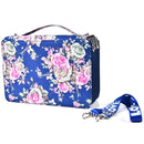 252 Holes Art Sketching Brush Colorful Lead Storage Large Capacity Portable Pencil Case(Blue )