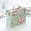 252 Holes Art Sketching Brush Colorful Lead Storage Large Capacity Portable Pencil Case(Green )