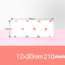 Thermal Label Paper Cosmetic Sticker Bottled Name Sticker For NIIMBOT D11 Printer, Size: Love
