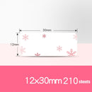 Thermal Label Paper Cosmetic Sticker Bottled Name Sticker For NIIMBOT D11 Printer, Size: Snow Red
