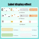 Thermal Label Paper Cosmetic Sticker Bottled Name Sticker For NIIMBOT D11 Printer, Size: Snow Blue