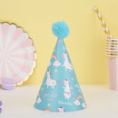 20 PCS Cute Children Bronzing Birthday Hats Cake Baking Decoration Party Hats Unicorn