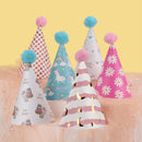 20 PCS Cute Children Bronzing Birthday Hats Cake Baking Decoration Party Hats Unicorn