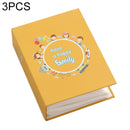 3 PCS 6 Inch 100 Sheets Photo Album 4D Interstitial Album(Homestead-20)