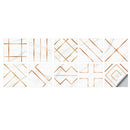 2 Sets Geometric Pattern Staircase Wall Tile Sticker Kitchen Stove Water And Oil Proof Stickers, Specification: M: 15x15cm(HT-011 Copper)