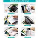 2 Sets Geometric Pattern Staircase Wall Tile Sticker Kitchen Stove Water And Oil Proof Stickers, Specification: M: 15x15cm(HT-018 Golden Green)