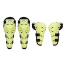 SULAITE Outdoor Sports Protective Gear Motocross Riding Motorsport Elbow Knee Pads, Specification: Free Size(Fluorescent Green)