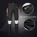 SULAITE Motorcycle Cross-Country Riding Trousers Protective Hip Pants, Specification: S(Black)