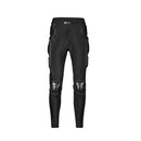 SULAITE Motorcycle Cross-Country Riding Trousers Protective Hip Pants, Specification: XL(Black)