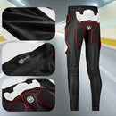 SULAITE Motorcycle Cross-Country Riding Trousers Protective Hip Pants, Specification: XL(Black)