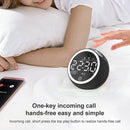 X10 Multifunctional Bluetooth Speaker LED Night Light Alarm Clock Bluetooth Speaker, Support TF Card & AUX & FM Radio, Specification: UK Plug(White)