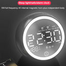 X10 Multifunctional Bluetooth Speaker LED Night Light Alarm Clock Bluetooth Speaker, Support TF Card & AUX & FM Radio, Specification: UK Plug(White)