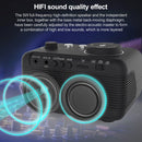 M9 Wireless Bluetooth Speaker Multifunctional Desktop Alarm Clock Support TF Card & U Disk & AUX UK Plug(White)