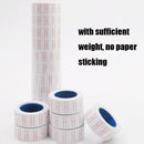 A400 3 PCS Color Coding Paper Supermarket Price Label Paper(Yellow)