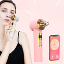 3 Millon Pixels 20 Times Magnification Intelligent Wireless Visualization Blackhead Meter Electric Pore Removal Machine,Styel: With Cold/Hot Compress (White)