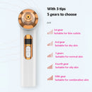 3 Millon Pixels 20 Times Magnification Intelligent Wireless Visualization Blackhead Meter Electric Pore Removal Machine,Styel: With Cold/Hot Compress (White)