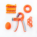 5 In 1 Counting Grip Device Fitness Adjustment Grip Device Finger Trainer Set(Orange)