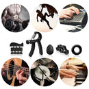 5 In 1 Counting Grip Device Fitness Adjustment Grip Device Finger Trainer Set(Orange)