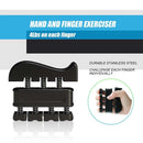 5 In 1 Counting Grip Device Fitness Adjustment Grip Device Finger Trainer Set(Orange)