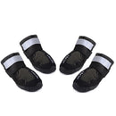 HCPET Dog Non-Slip Wear-Resistant Rain Boots Pet Outdoor Waterproof Shoes, Size: 5(Black)