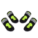 HCPET Dog Non-Slip Wear-Resistant Rain Boots Pet Outdoor Waterproof Shoes, Size: 5(Green)