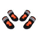 HCPET Dog Non-Slip Wear-Resistant Rain Boots Pet Outdoor Waterproof Shoes, Size: 5(Orange)
