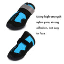 HCPET Dog Non-Slip Wear-Resistant Rain Boots Pet Outdoor Waterproof Shoes, Size: 5(Blue)