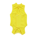 Pet Sterilization Post-Operative Nursing Gown Female Cat Anti-Licking Surgical Gown, Size: S(Yellow)