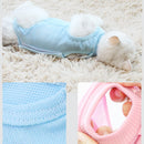 Pet Sterilization Post-Operative Nursing Gown Female Cat Anti-Licking Surgical Gown, Size: S(Yellow)