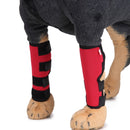 Pet Knee Pads Dog Leg Guards Pet Protective Gear Surgery Injury Sheath, Size: L(HJ02 Classic Red)