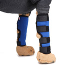 Pet Knee Pads Dog Leg Guards Pet Protective Gear Surgery Injury Sheath, Size: L(HJ03 Classic Blue)