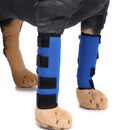 Pet Knee Pads Dog Leg Guards Pet Protective Gear Surgery Injury Sheath, Size: L(HJ03 Classic Blue)