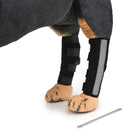 Pet Knee Pads Dog Leg Guards Pet Protective Gear Surgery Injury Sheath, Size: L( HJ28 Reflective With Support Bar Black)