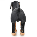 Pet Knee Pads Dog Leg Guards Pet Protective Gear Surgery Injury Sheath, Size: L( HJ28 Reflective With Support Bar Black)