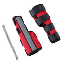 Pet Knee Pads Dog Leg Guards Pet Protective Gear Surgery Injury Sheath, Size: L(HJ29 Reflective With Support Bar Red)