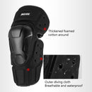 SULAITE Off-Road Motorcycle Windproof Warmth Drop-Proof Breathable Carbon Fiber Protective Gear, Specification: Knee Pads+Elbow Pads