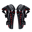 SULAITE Motorcycle Outdoor Riding Anti-Fall Protective Gear Knee Pads(Black Red)