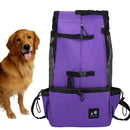 Ventilated And Breathable Washable Pet Portable Backpack, Size: XL(Taro Purple)