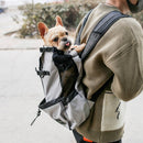 Ventilated And Breathable Washable Pet Portable Backpack, Size: XL(Taro Purple)