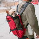 Ventilated And Breathable Washable Pet Portable Backpack, Size: XL(Taro Purple)