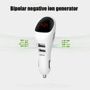 S90B Multifunctional Car Negative Ion Formaldehyde Removal Air Purifier(White)