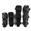 SULAITE GT-010 Off-Road Riding Pulley Knee Pads Elbow Pads Anti-Fall Anti-Vibration Sports Protector Gear(Black)