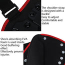 SULAITE GT-203 Spine And Back Protection Anti-Impact Cycling Skating Skiing Outdoor Sports Protective Gear(Black Red)