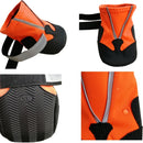 Wear-Resistant Non-Slip & Waterproof Pet Shoe Covers Medium And Large Dog Shoes(XXL Orange)