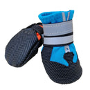 Wear-Resistant Non-Slip & Waterproof Pet Shoe Covers Medium And Large Dog Shoes(L Lake Blue)