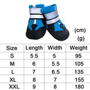 Wear-Resistant Non-Slip & Waterproof Pet Shoe Covers Medium And Large Dog Shoes(XXL Orange)