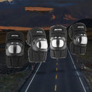SULAITE Motorcyclist Stainless Steel Windproof Shockproof Outdoor Sports Protective Gear Knee Pads+Elbow Pads