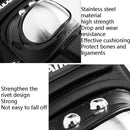 SULAITE Motorcyclist Stainless Steel Windproof Shockproof Outdoor Sports Protective Gear Knee Pads+Elbow Pads