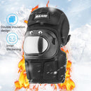 SULAITE Motorcyclist Stainless Steel Windproof Shockproof Outdoor Sports Protective Gear Knee Pad