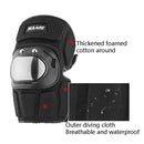 SULAITE Motorcyclist Stainless Steel Windproof Shockproof Outdoor Sports Protective Gear Knee Pad